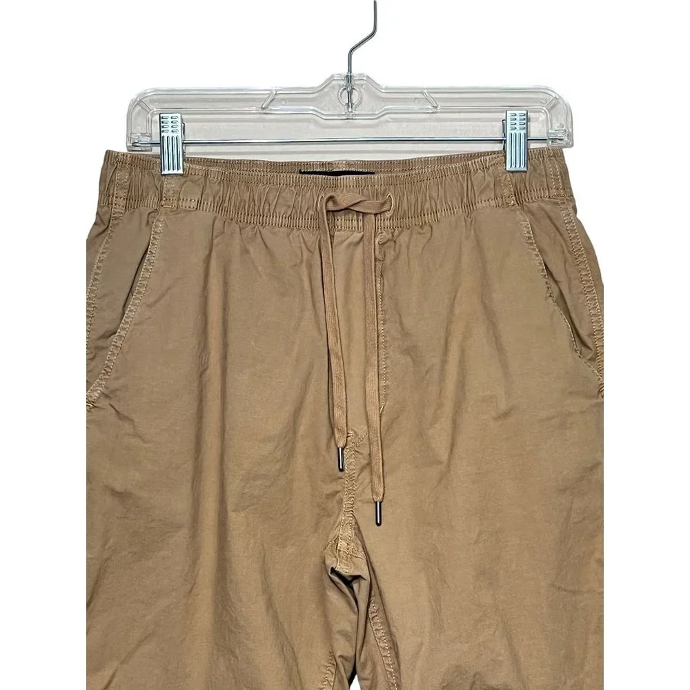 Joggers American Eagle Next Level Flex Khaki/Tan Elastic Waist Cuffs Small - Picture 3 of 8
